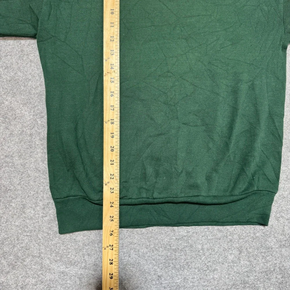 Vintage Jerzees NuBlend Sweatshirt Forest Green Crewneck Made in USA Mens Medium